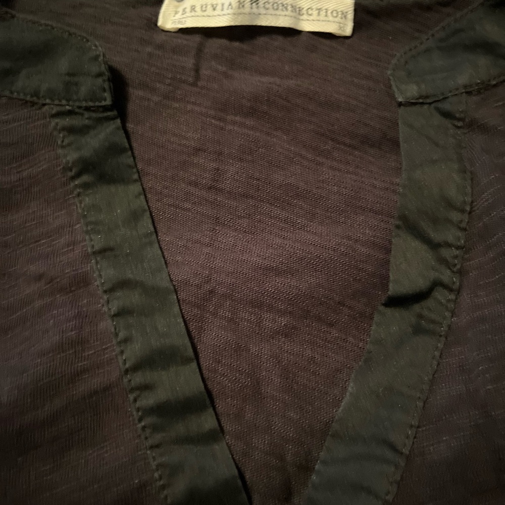 Peruvian Connection Classic Black Long Sleeve Dre… - image 6